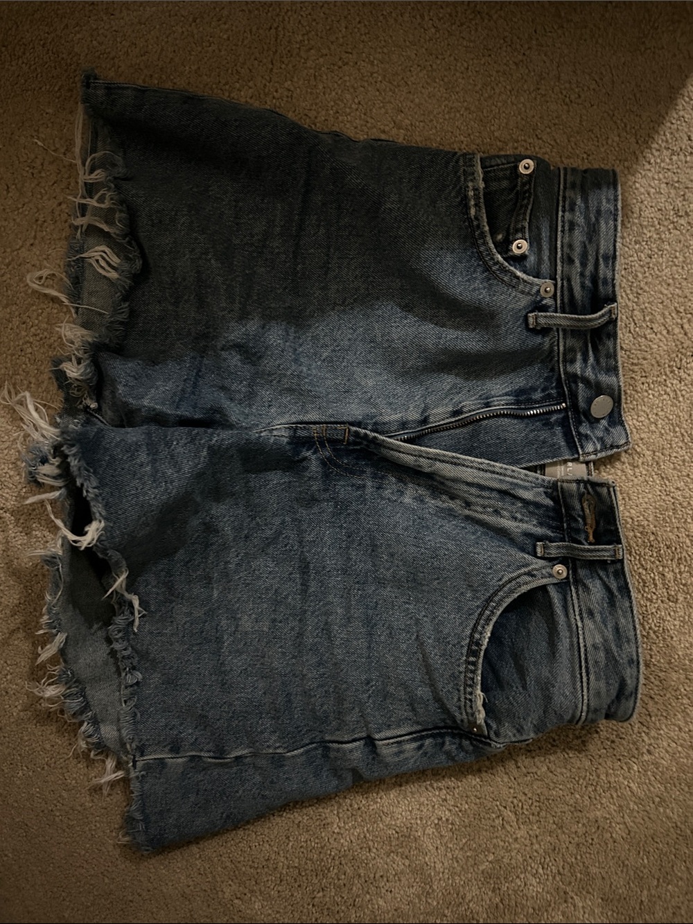 Everlane A-Line Denim Shorts